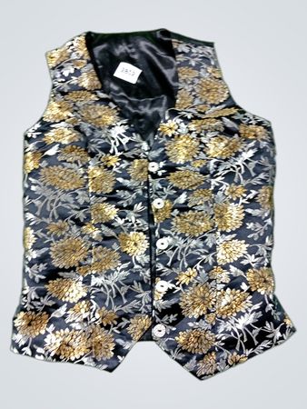 Vest with Floral Pattern