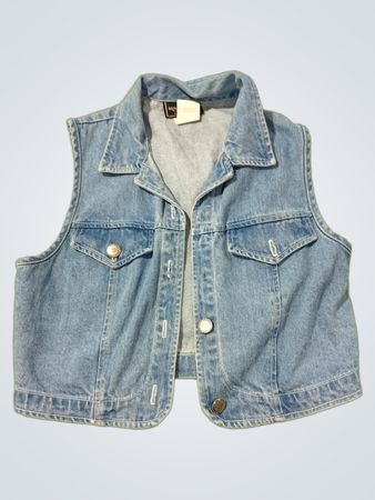 Molly & Alloy Petite Denim Vest