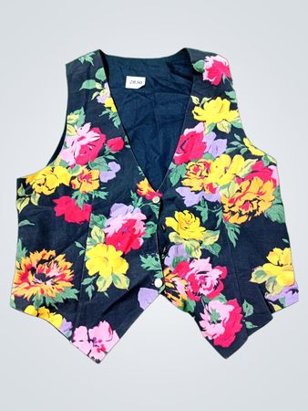 Floral Print Weste