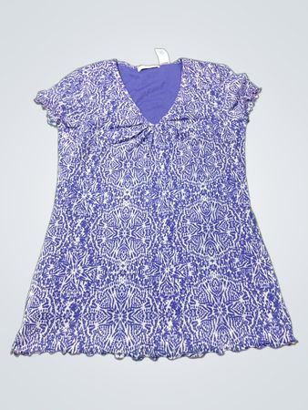 Tunique imprimée à manches courtes Liz Claiborne