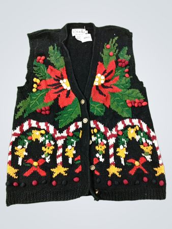Rafaella handgestrickte Weihnachtsweste