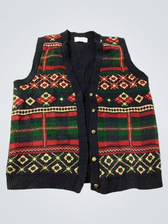 Alfred Dunner Herren M Sweater Weste