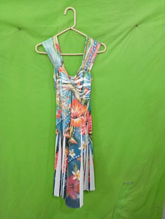 J-M Hawaii Tropisches Druckkleid