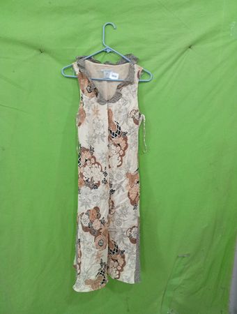 Nine West Floral Print Midi Dress