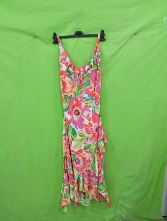 Floral Print Ruffle Dress