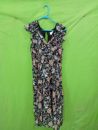 Zara Woman Floral Midi Dress