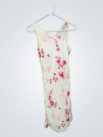 Jessica Ein-Schulter-Blumenkleid