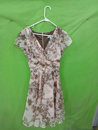 Dressbarn Floral Print Kurzarmkleid