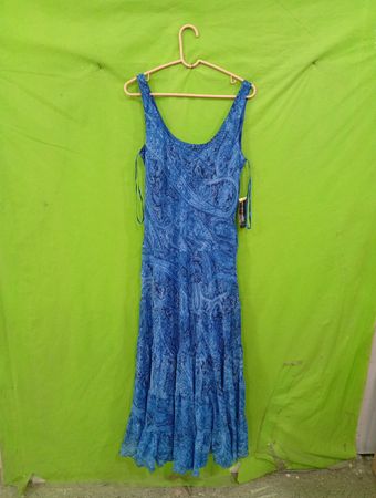 Jones Wear Kleid Blau Paisley Maxi Kleid