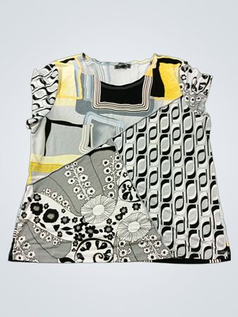 Jessica Max Damen Geometrisches Drucktop