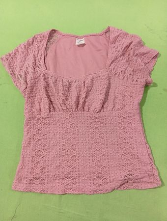 No Boundaries Damen Spitze Quadrat-Ausschnitt Top