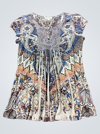 Dressbarn Damen Bedruckte Tunika