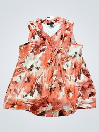 Ein Liebesgeschichte Blumendruck ärmelloses Top