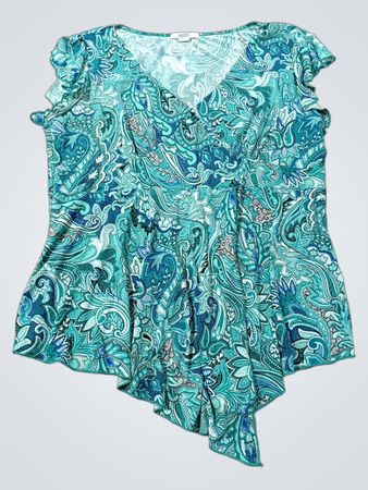 Dressbarn Paisley Druck Bluse