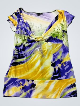 IZ Byer California Damen Kurzarm Top mit Schalkragen