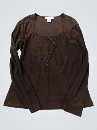 Vintage Suzie Brown Langarmshirt