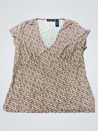 Acess von Liz Claiborne Company Kurzarm V-Ausschnitt Top