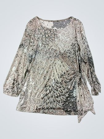 Langarmshirt mit Paisley-Muster