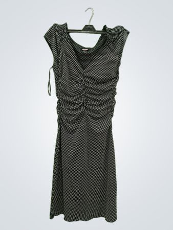Express Polka Dot Rüschenkleid