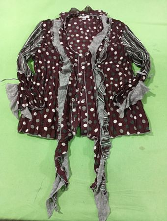 JAIPUR Polka Dot Langarmbluse
