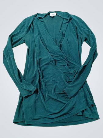 Ann Taylor Langärmliges Wickelkleid