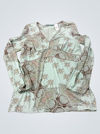 jhco ctibles Paisley Print Long Sleeve Top