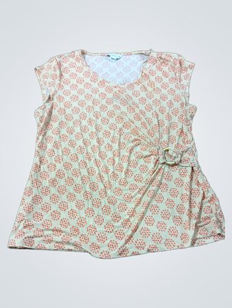 Liz Claiborne Damenbedrucktes Strickoberteil