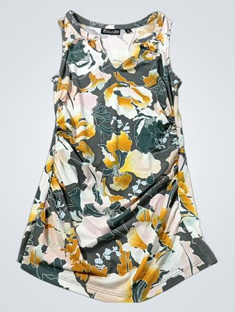 7th Avenue Design Studio New York & Company Floral Ruched Dress