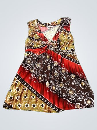 Speechless ärmelloses bedrucktes Mini-Kleid