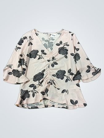 Candie's Floral Print Blouse