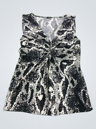Nine West Ärmelloses Top mit Schlangendruck