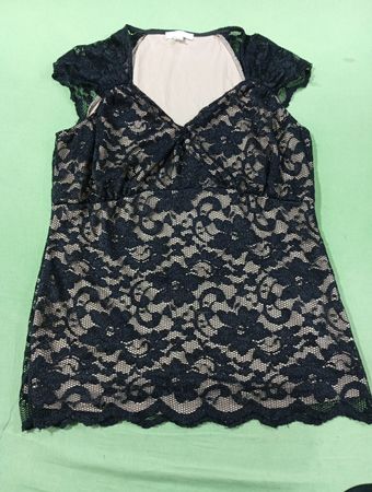 New York & Company Stretch Lace Top