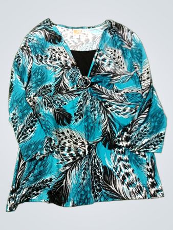 JM Collection Bedruckte Tunika