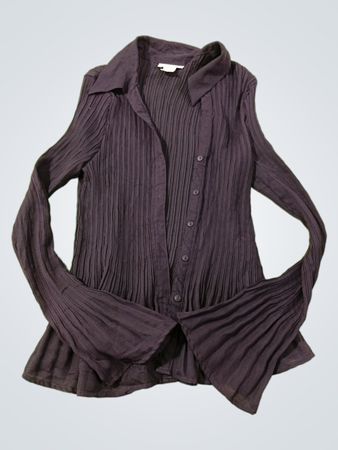 WORTHINGTON Damen Falten-Button-Up Hemd X-Large