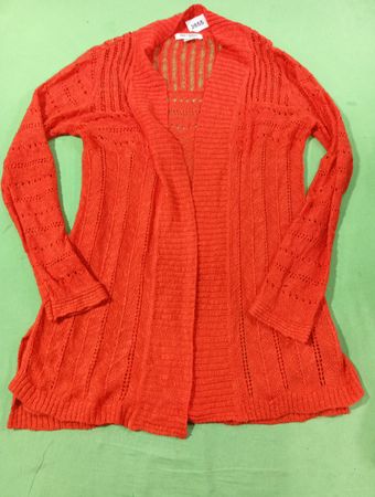 Kate & Mallory Designs Orange Strickjacke