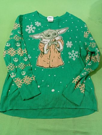 Disney 100 Grogu Ugly Christmas Sweater