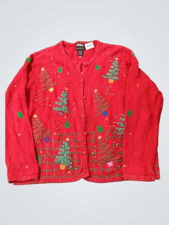Designers Originals Studio HO HO HO Weihnachtsbaum Cardigan