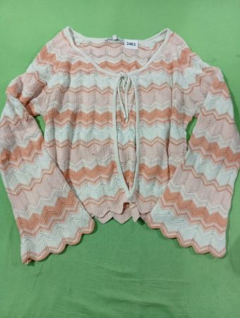 Celebrity Pink Chevron Strickjacke