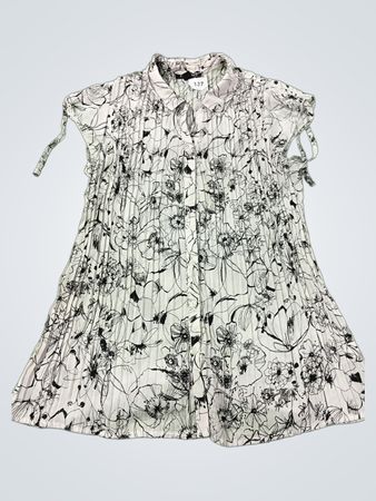 TOZ&ALI Faltenbluse mit Blumenmuster
