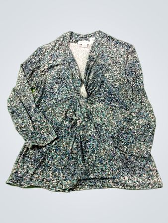 Liz Claiborne Langärmliges Bedrucktes Oberteil