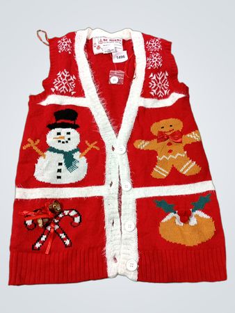 Be Merry Joyeuses Fetes Christmas Vest