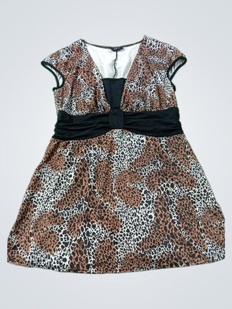Lilly COLLECTION Leopard Print Dress