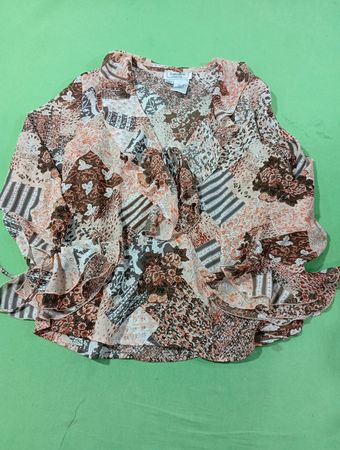 Borcellini Exclusive Creation Damen-Patchwork-Bluse