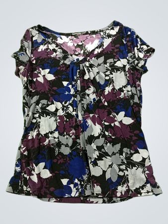 BRIGGS NEW YORK Petite Floral Print Top