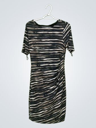 Premise Dresses Gestreiftes Rüschkleid