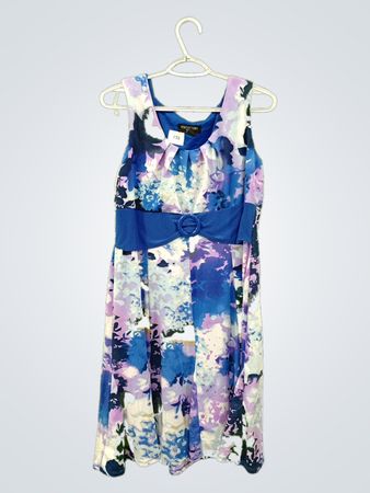 Perceptions Petite Floral Print Dress