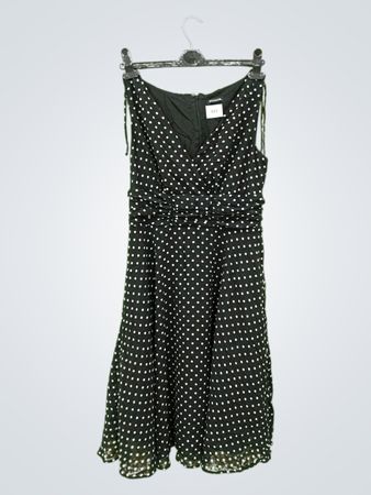GEORGE Polka Dot Midi Dress