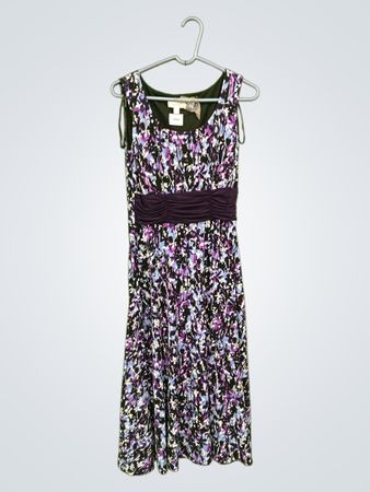 Dressbarn Floral Print Midi Dress