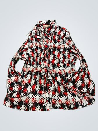 Notations Damen bedruckte Bluse