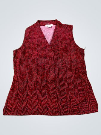 Liz Claiborne ärmelloses V-Ausschnitt-Top